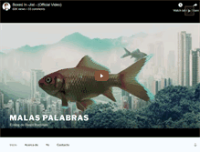 Tablet Screenshot of malaspalabras.com